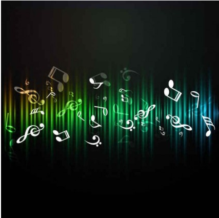 Music Abstract background vector