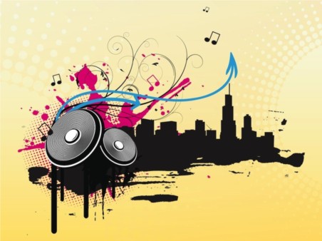 Music City vector graphics