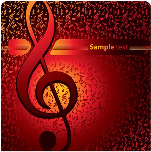 Music Color Templates Vector Illustration