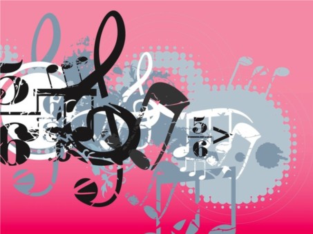 Music Layout vector