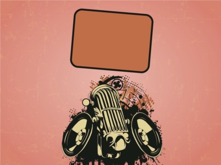Music Show Template vector graphic