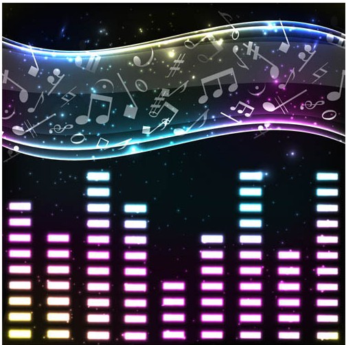 Music Style Backgrounds art vector