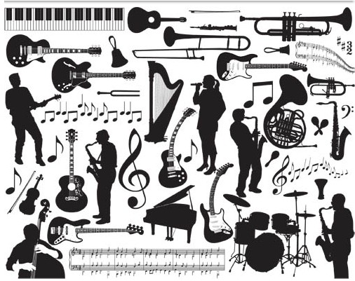 Music Templates free vector