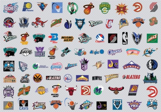 NBA Team Logos vector