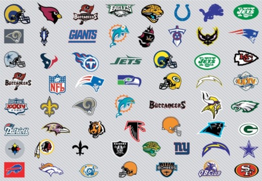 NFL Team Logos design vectors