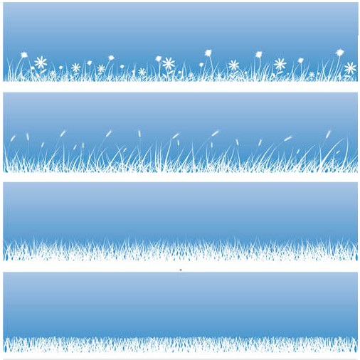 Nature Banners set vector