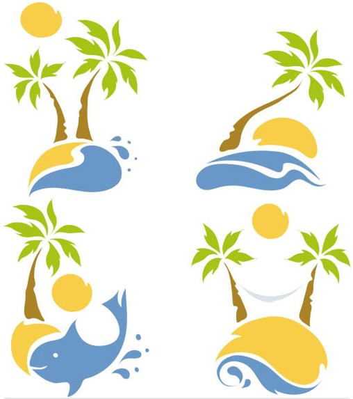 Nature Logotypes set vector