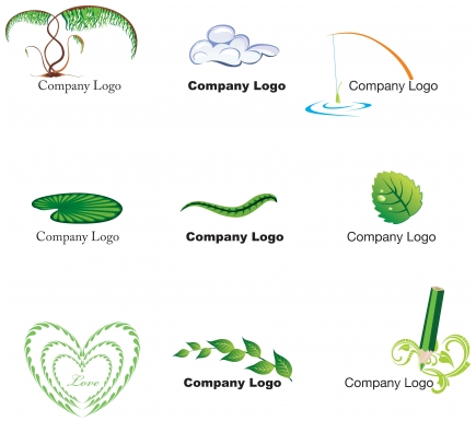 Nature logos vector design