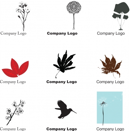 Nature logos vectors graphics