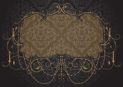 Nostalgishading lace 04 vector