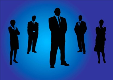 Office People Silhouettes vector