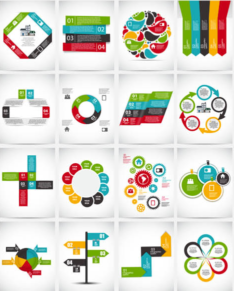Option Infographics Elements 11 vector graphic