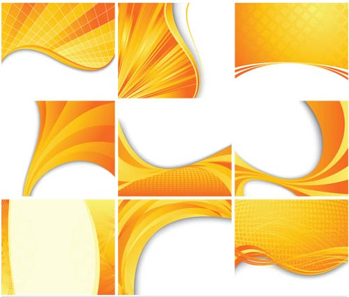 Orange Abstract Backgrouds vector