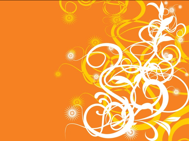 Orange Background Design vector graphic