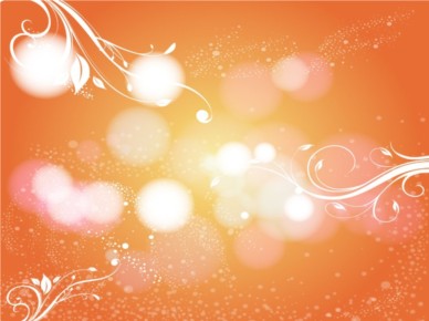 Orange Scroll Background Image vector