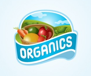 Organics Logo set vector
