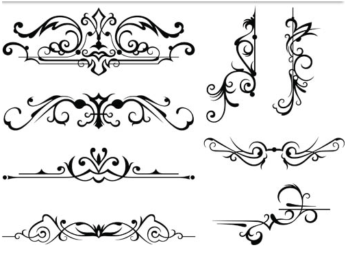Ornament Borders Elements 12 Illustration vector