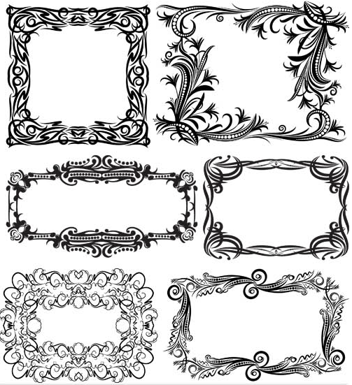 Ornamental Frames 13 vector