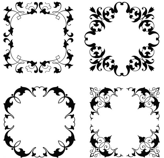 Ornamental Frames 7 vector design