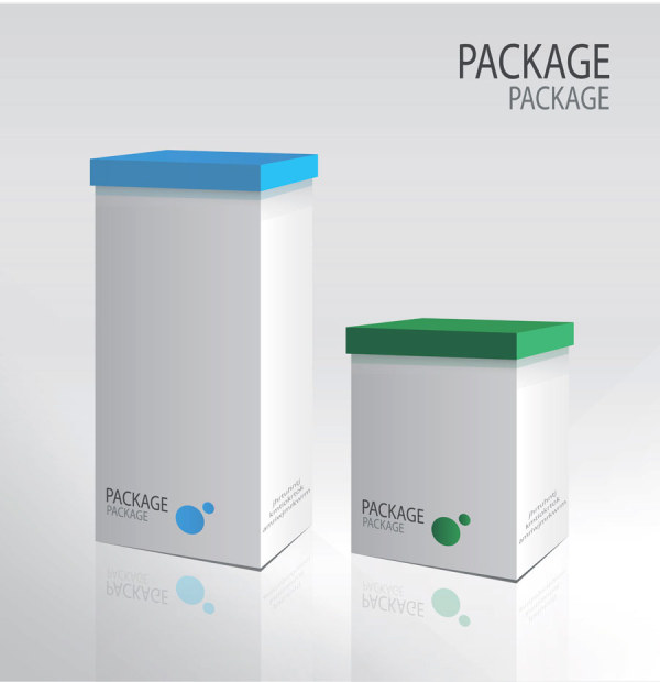 Package template 5 vector