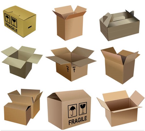 Packaging Boxes Vector graphic