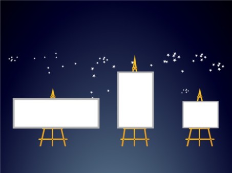 Painting Easel Illustration vector