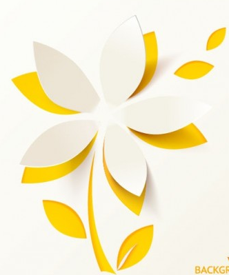 Paper Flowers vector