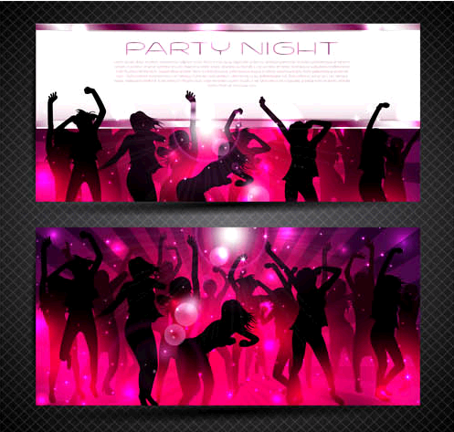 Party Banners graphic vectors