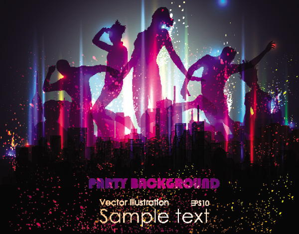 Party background vector graphics