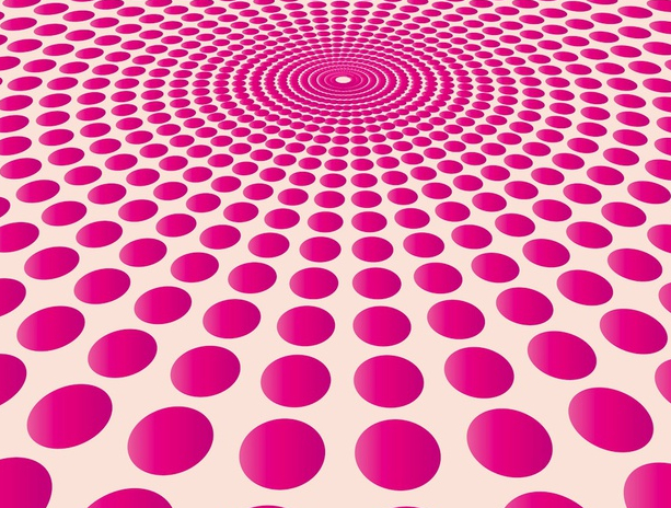 Pink Dots Pattern vector