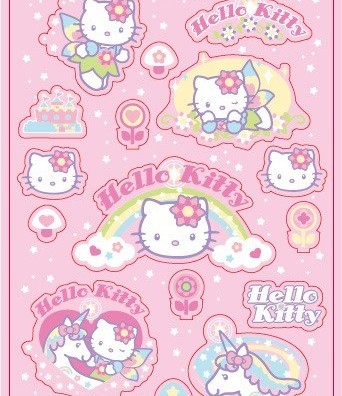 Pink Kitty and unicorn vector