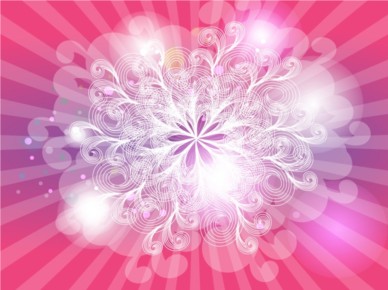 Pink Swirls background vector