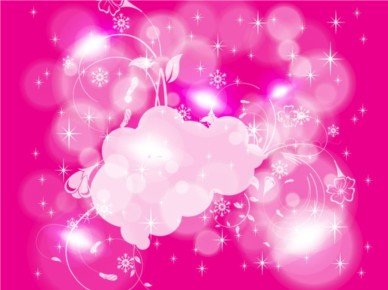 Pink Winter Background vector