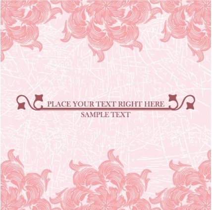 Pink pattern background 04 vector graphics