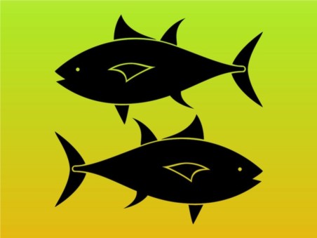 Pisces Sign vector