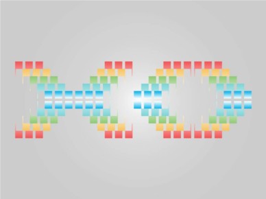 Pixelated Text Art vector material