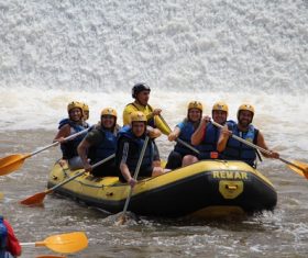 Play drifting people Stock Photo 03