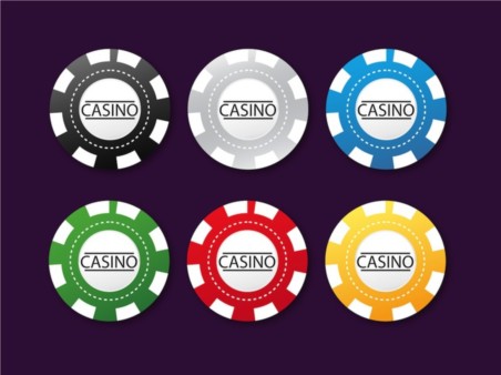 Poker Chips vector graphic