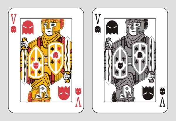 Poker cards design vector