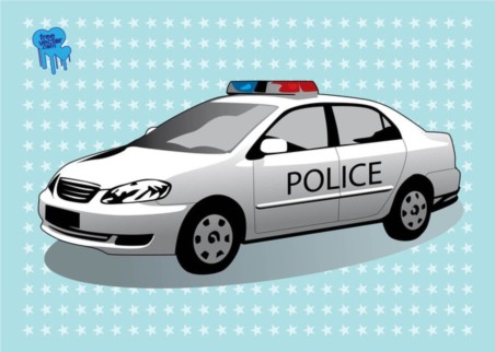 Police Car vector