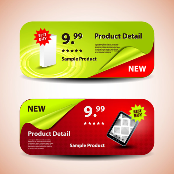 Product sale banner 1 vector