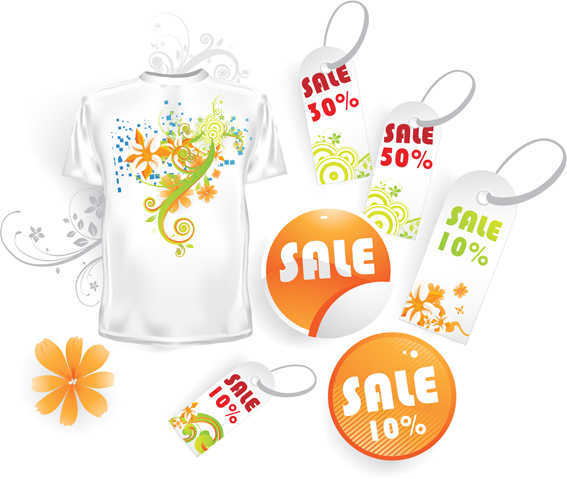 Promotions tags vector