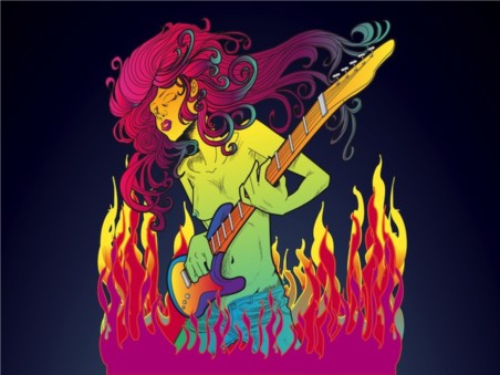 Psychedelic Music vector
