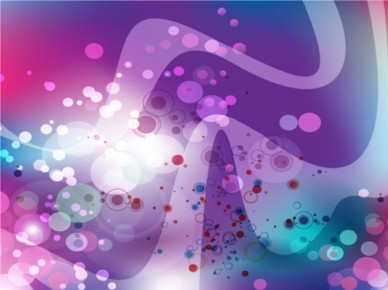 Purple Bubbles Background vector