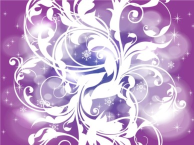 Purple Winter Background set vector