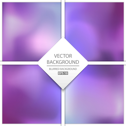 Purple blurred background art vectors graphic 05