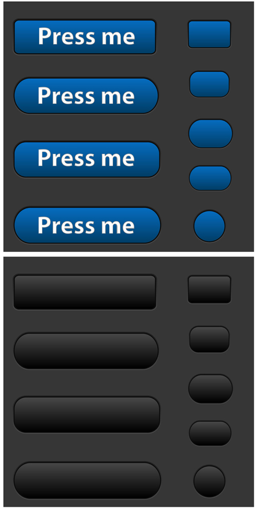 Push Buttons vector material