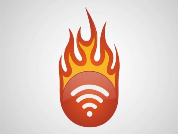 RSS On Fire vector material