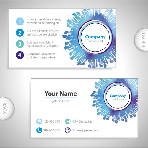 Real Estate Business Cards vector
