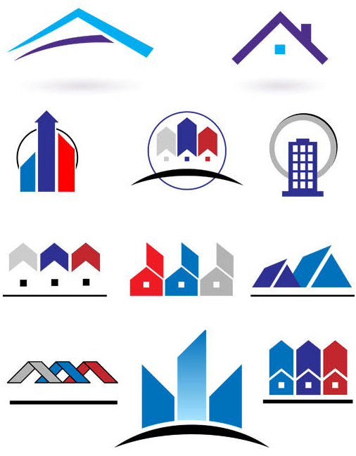 Real Estate Logo Set 12 design vectors